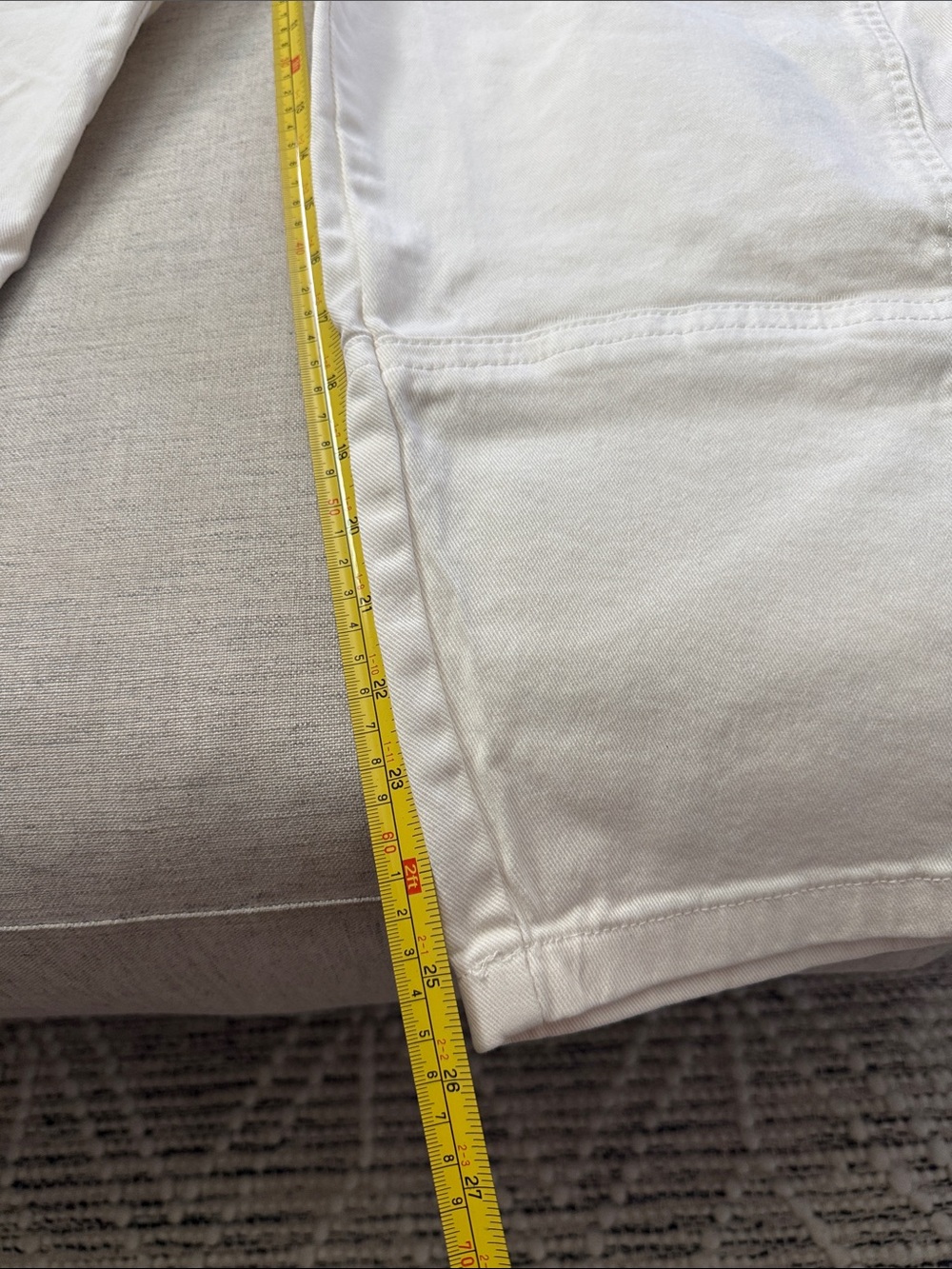 Everlane Barrel Jeans Cream - Picture 5 of 6